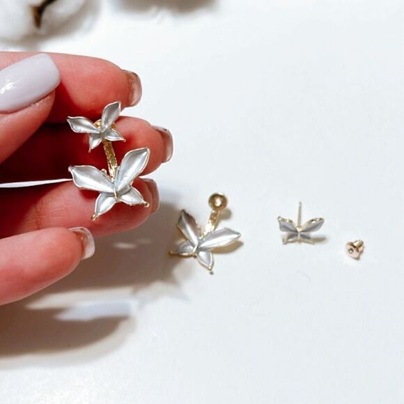 butterfly earrings N287 - Picture 6 of 6